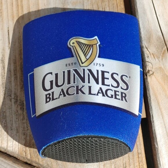 Guinness Black Lager Beer Koozie - Picture 1 of 3